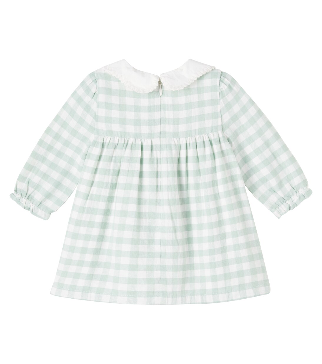 Baby embroidered gingham cotton dress | Tartine et Chocolat