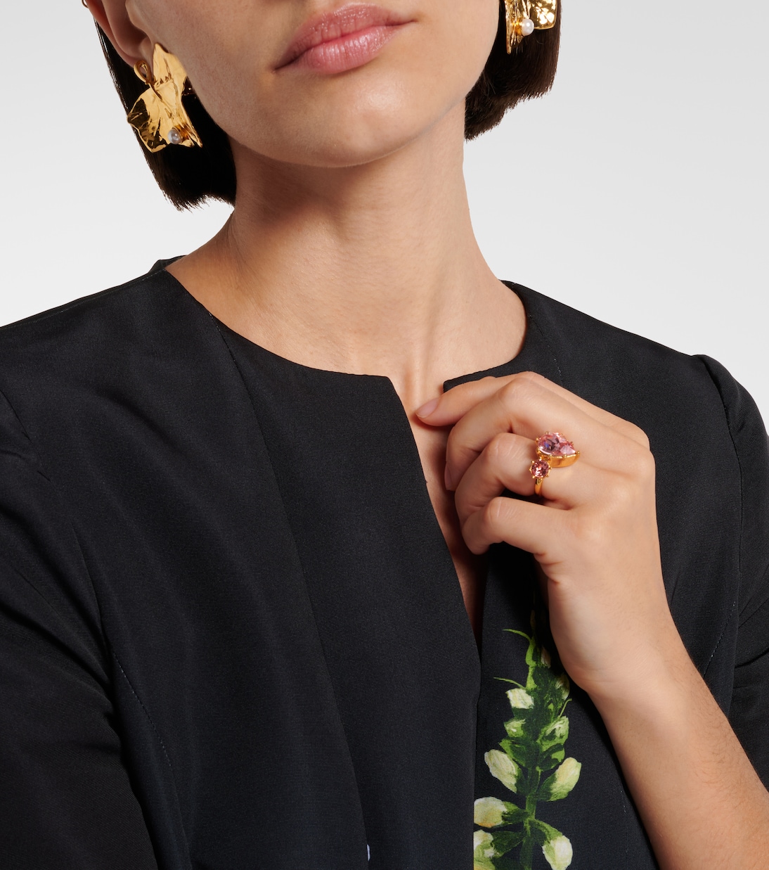 Bague à cristaux | Oscar de la Renta