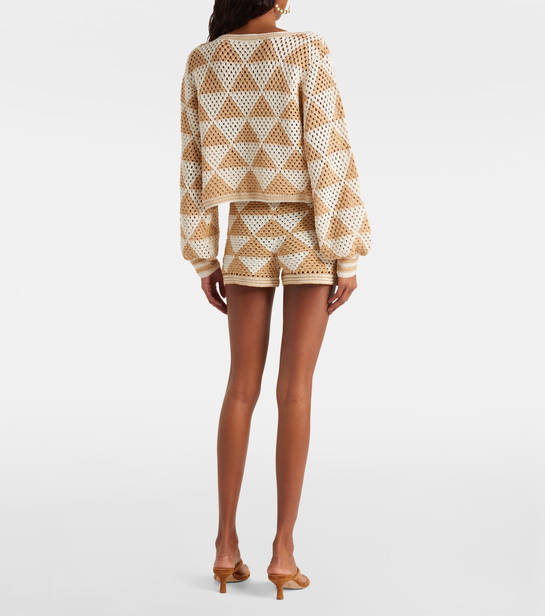 Maija crochet cotton shorts | Anna Kosturova