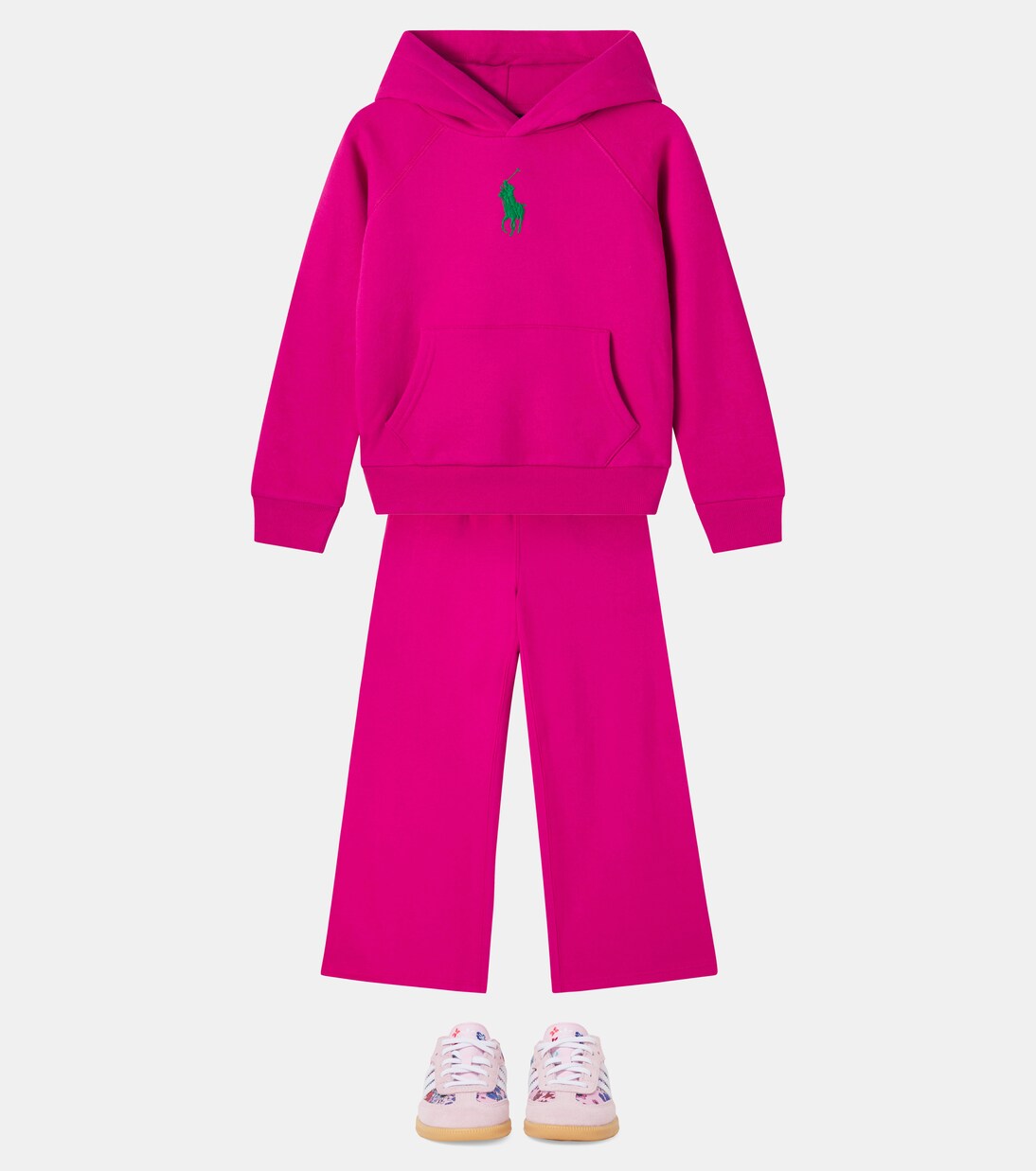 Logo cotton-blend fleece hoodie | Polo Ralph Lauren Kids