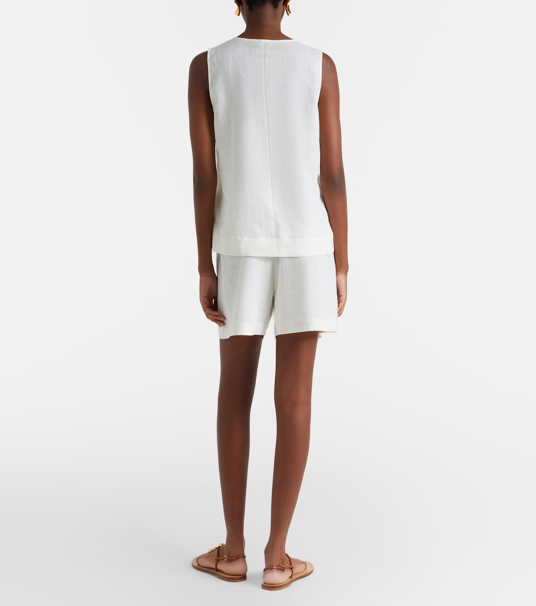 Linen shorts | Asceno