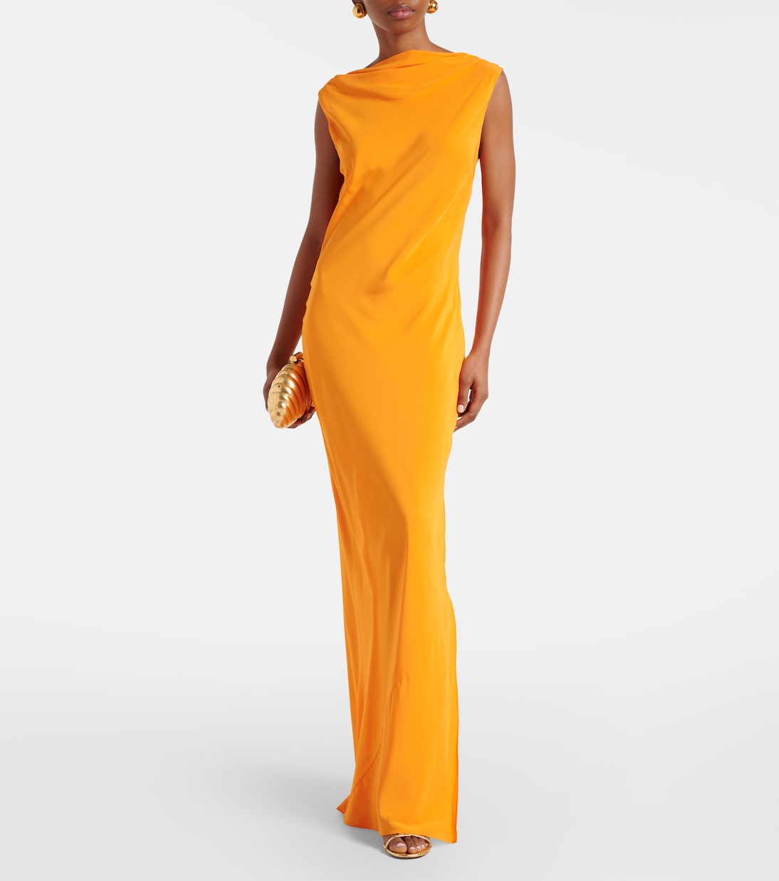 Isla silk crêpe de chine gown | SIR
