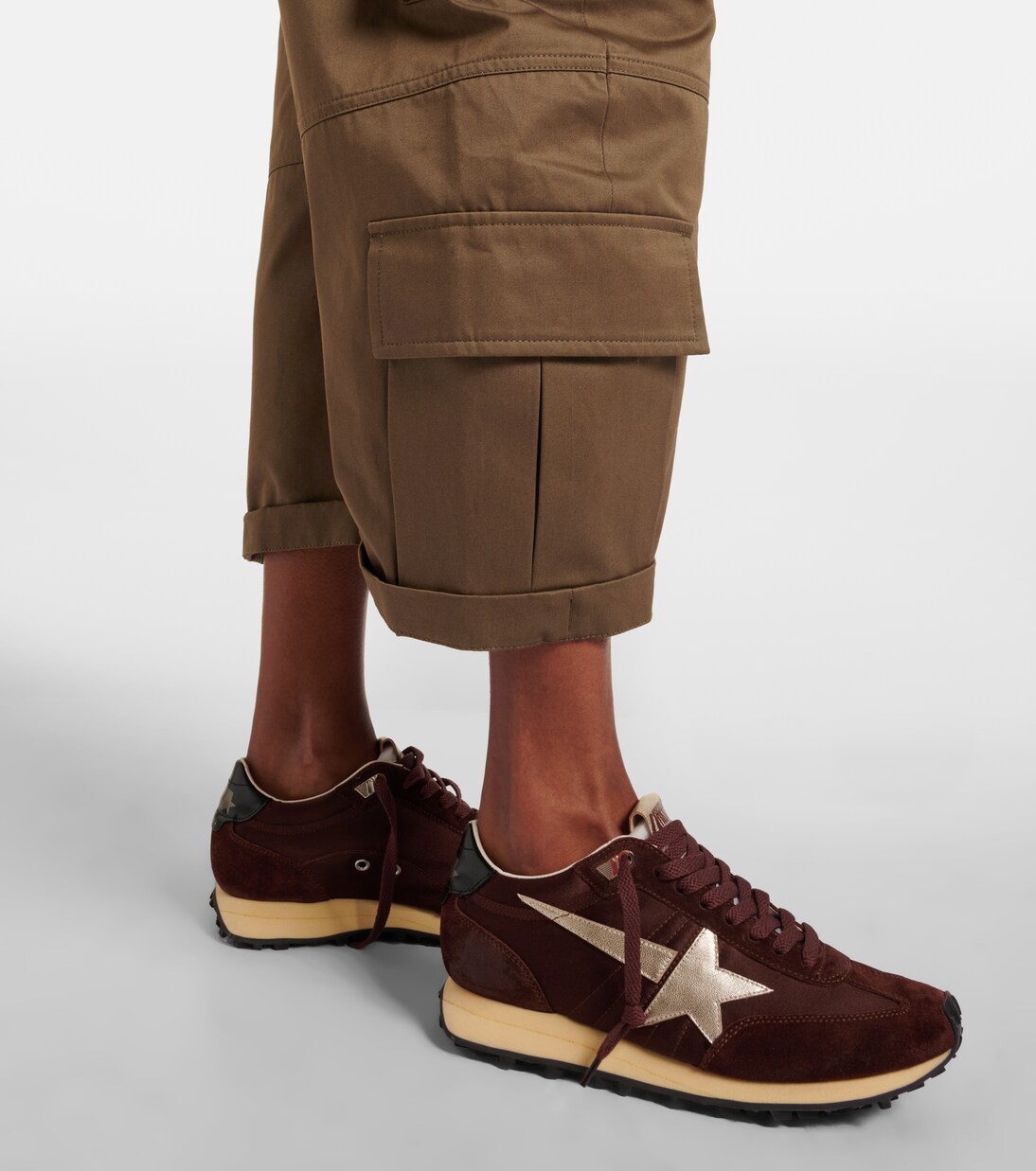 Baskets Marathon en satin et daim | Golden Goose