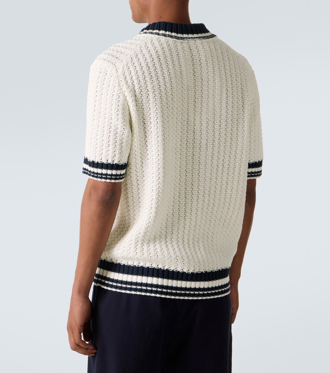 Polohemd Swift aus Häkelstrick | Orlebar Brown