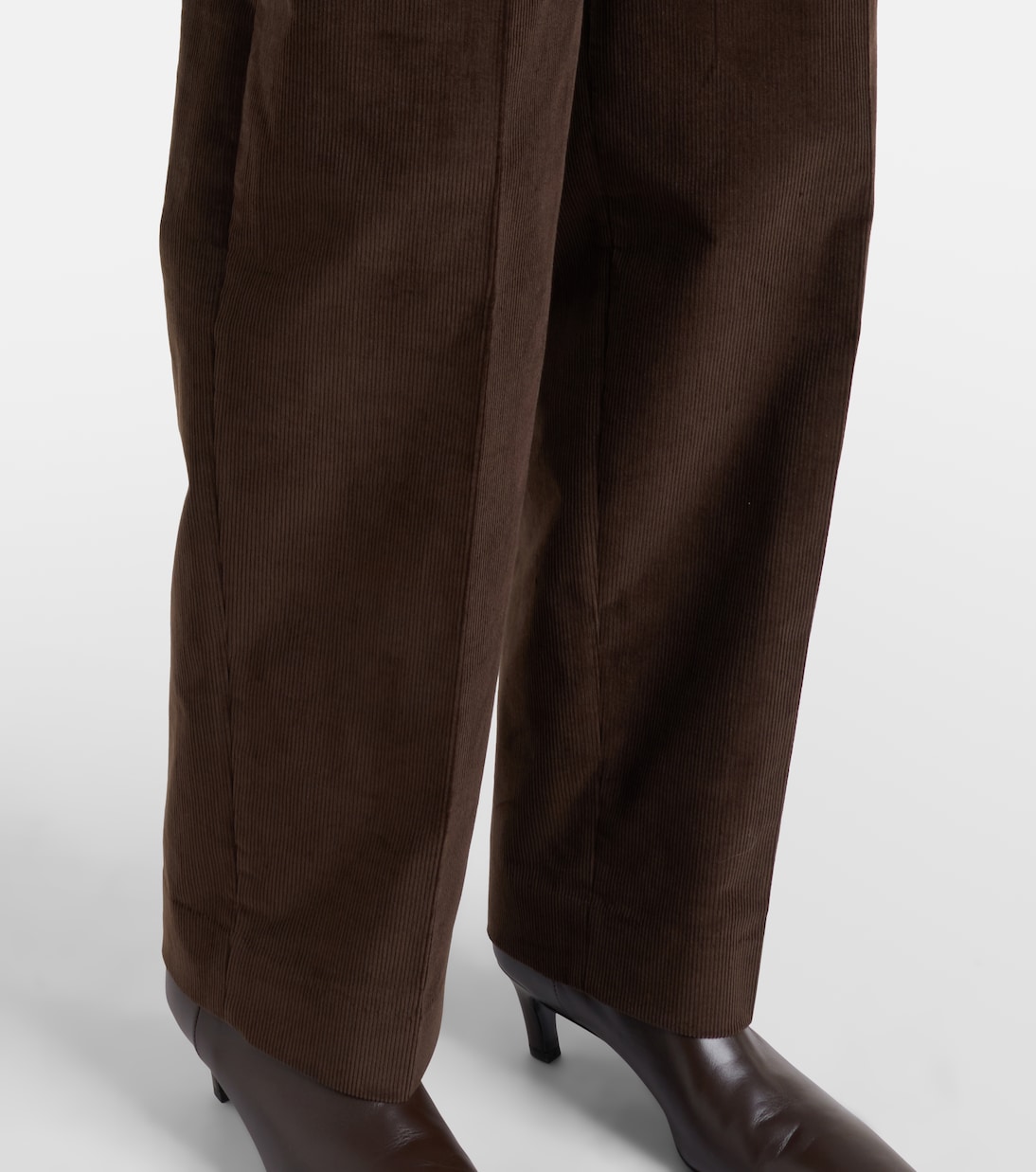 Cotton corduroy wide-leg pants | Toteme