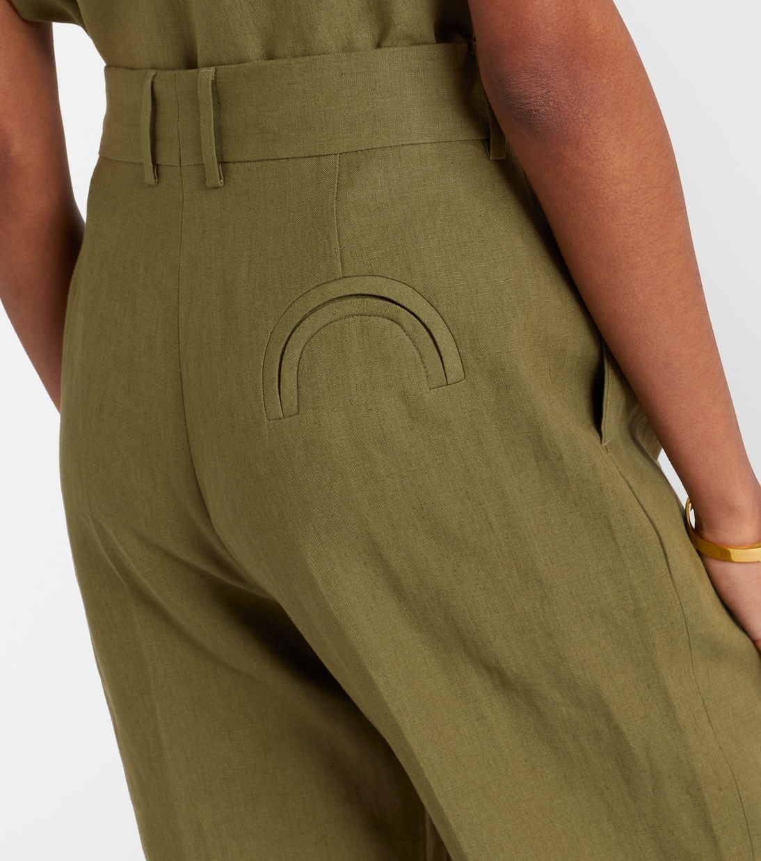 Midday Sun linen wide-leg pants | Blazé Milano