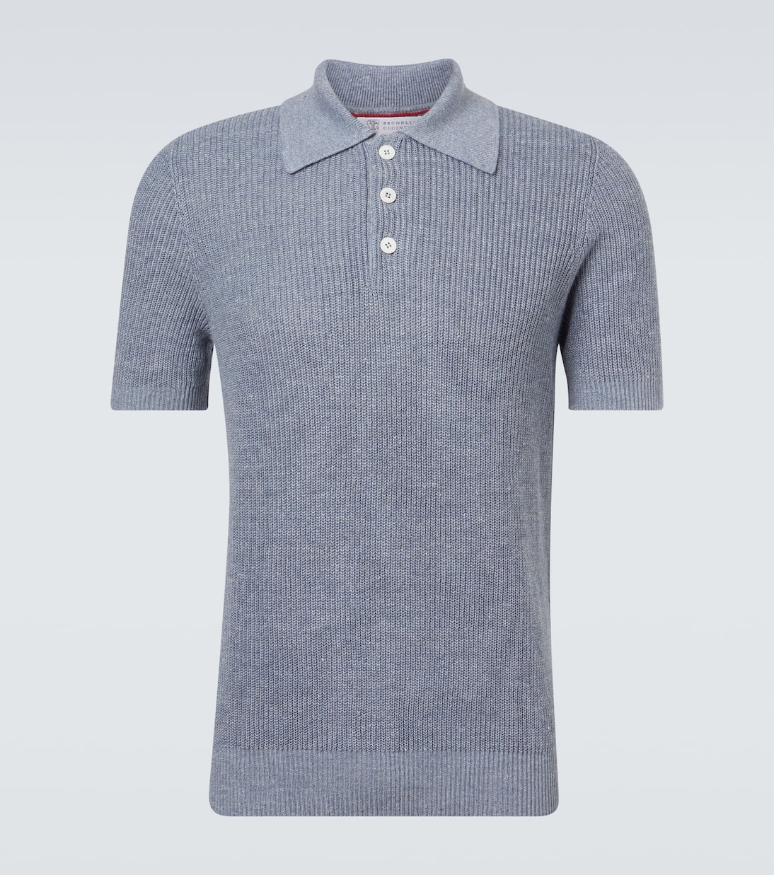 Polo en lin et coton | Brunello Cucinelli