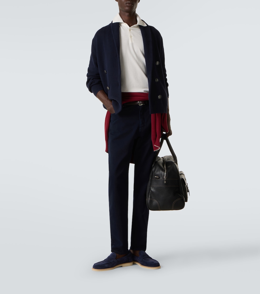 Loafers aus Veloursleder | Brunello Cucinelli