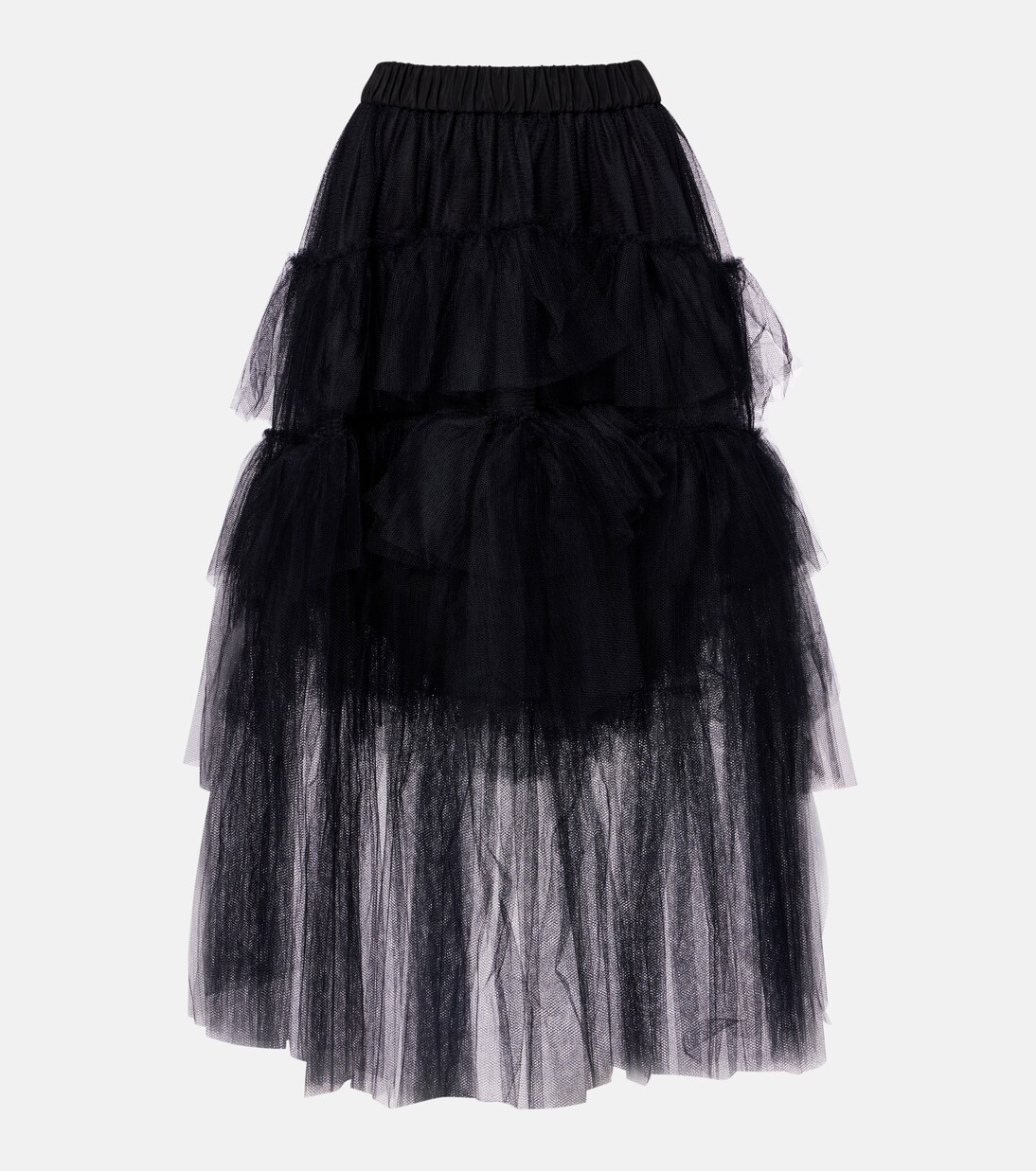Ruffled tulle midi skirt | Simone Rocha