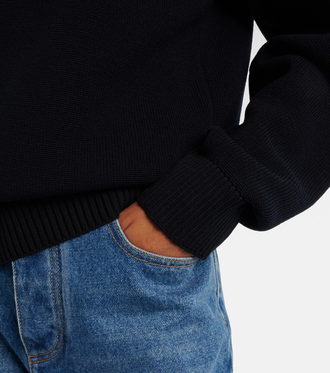 Pull Knot en laine et coton mélangé | Bottega Veneta