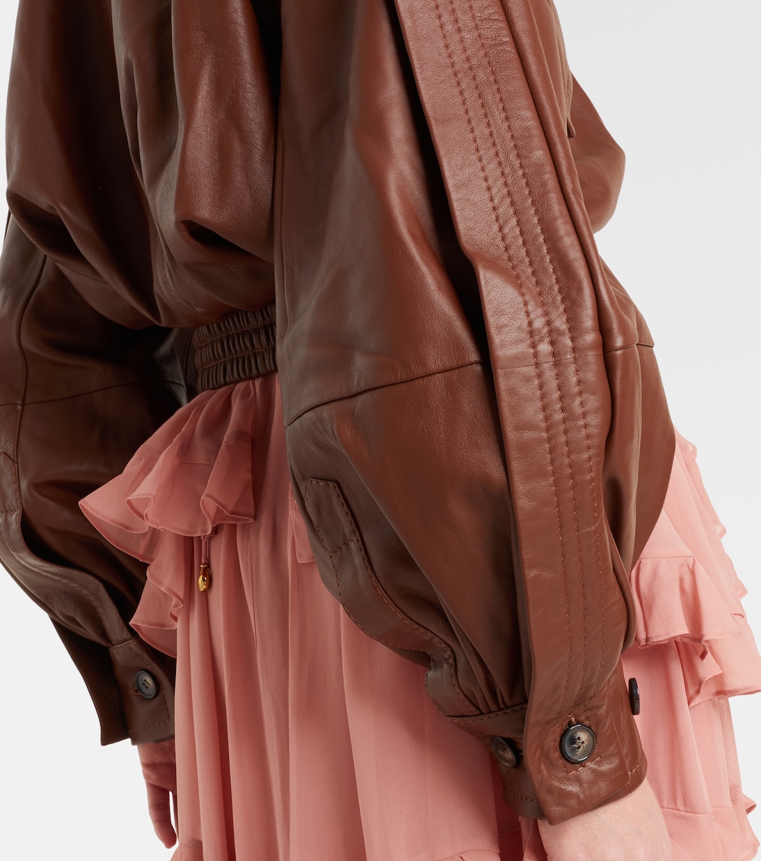 Chaqueta bomber Luna de piel | Zimmermann