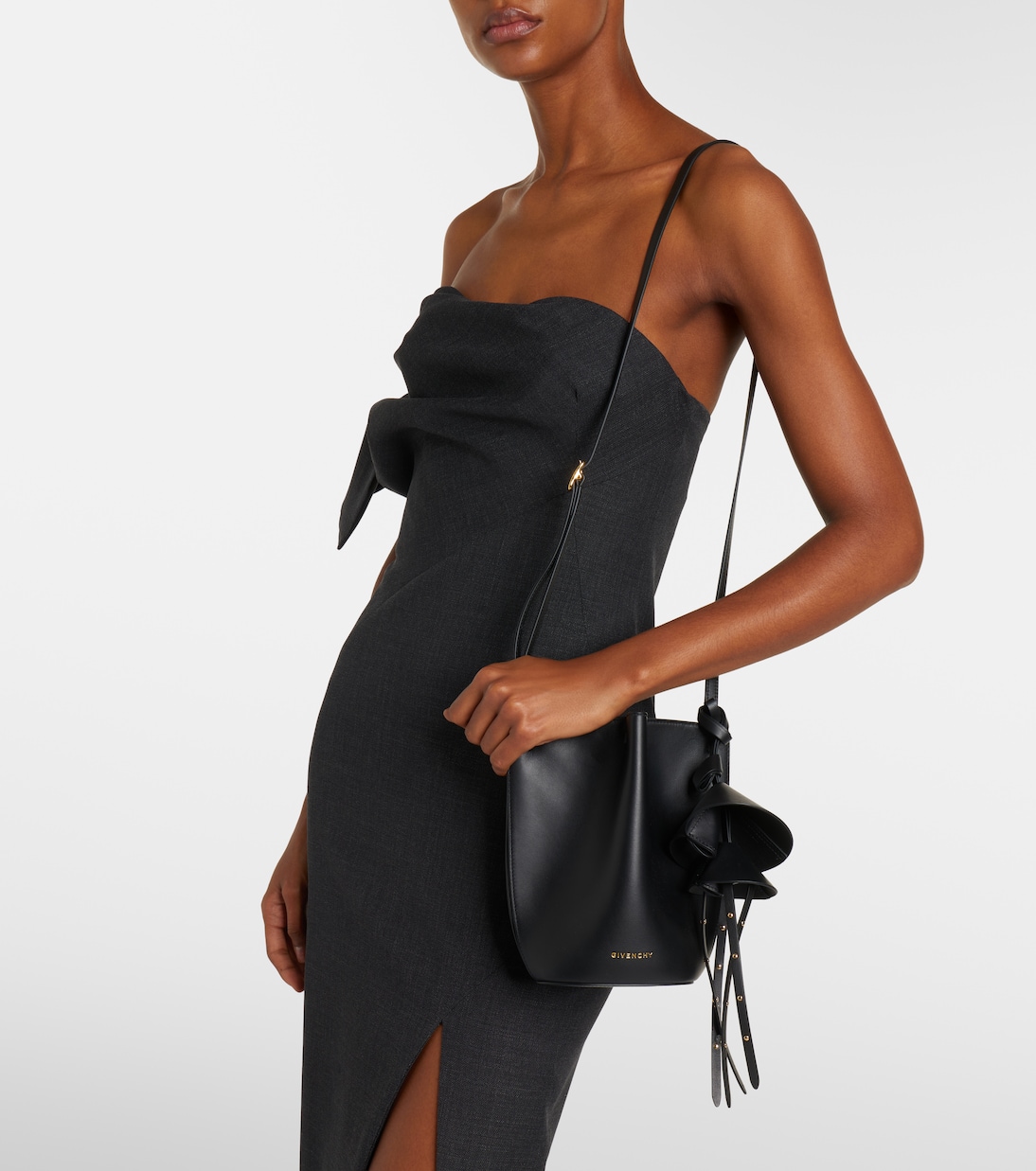 Snap Mini leather bucket bag | Givenchy