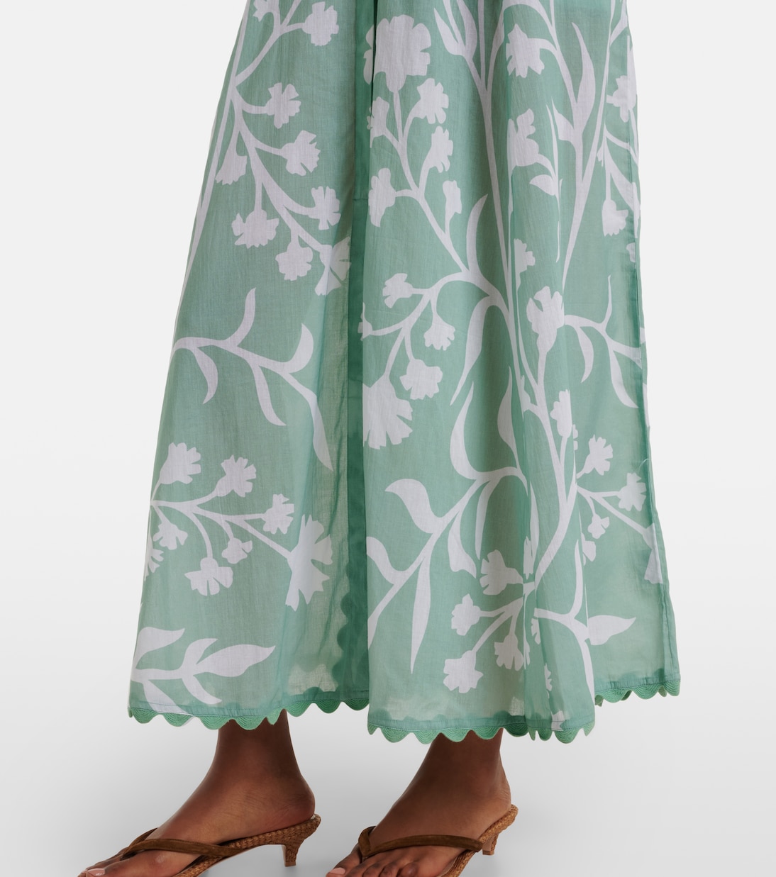 Abito chemisier in cotone con stampa floreale | Juliet Dunn