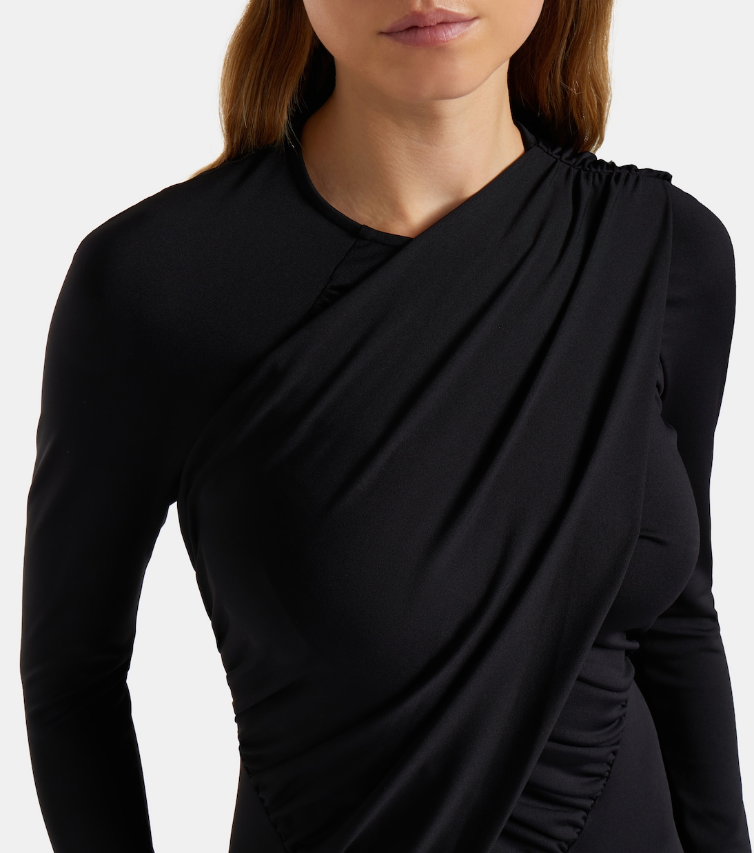 Abito a portafoglio in jersey | Victoria Beckham