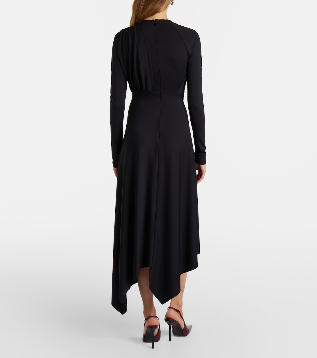 Abito a portafoglio in jersey | Victoria Beckham