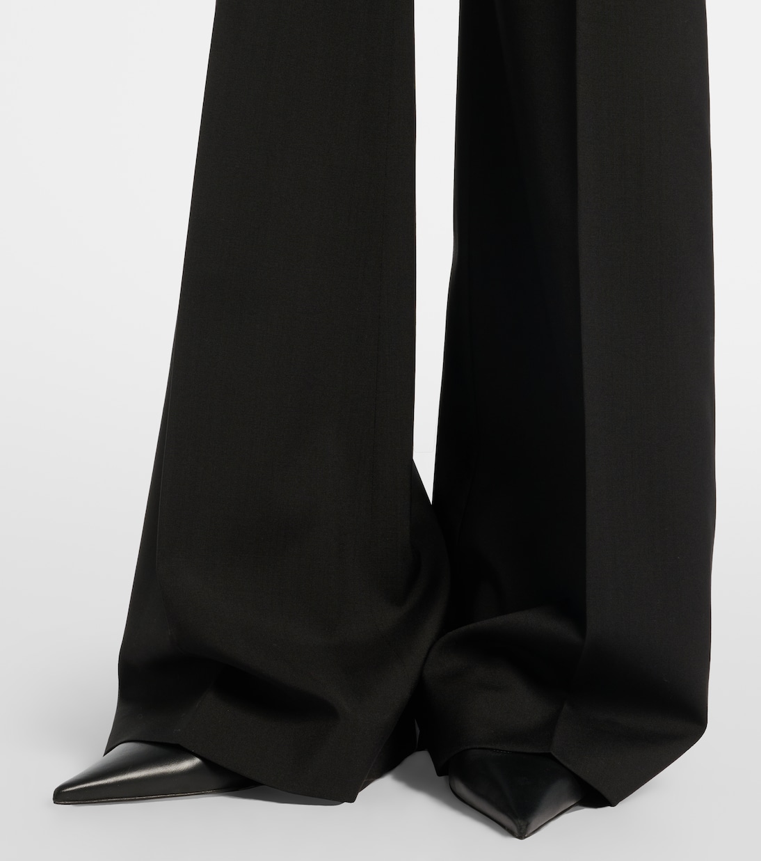 Pantalon évasé en laine vierge | Sportmax