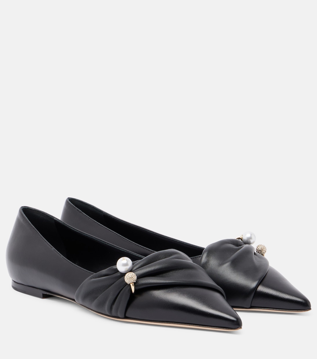 Verzierte Ballerinas Rafi aus Leder | Jimmy Choo