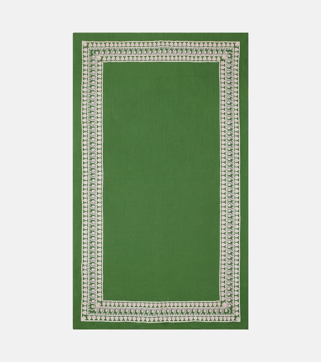 Embroidered linen tablecloth | Les-Ottomans