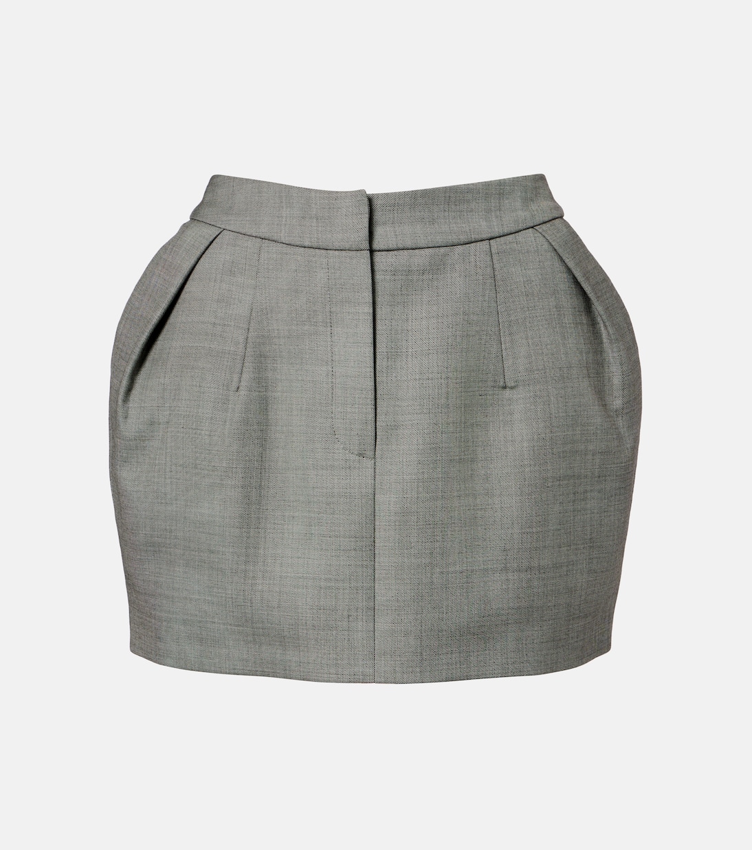 Pleated wool-blend miniskirt | Magda Butrym