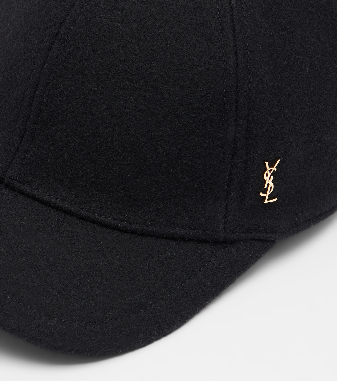 Cassandre felted baseball cap  | Saint Laurent