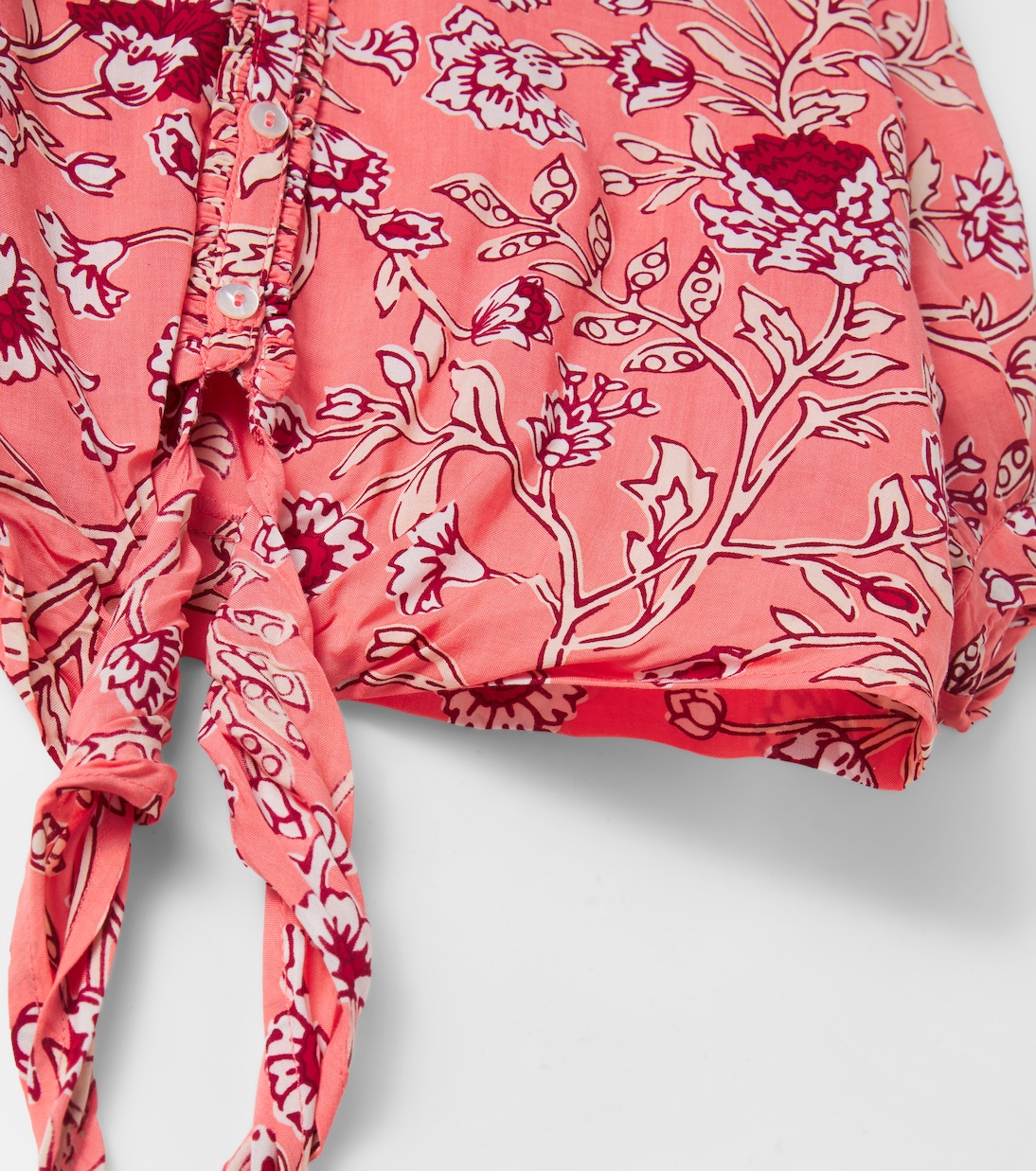 Azia floral shirt | Poupette St Barth Kids