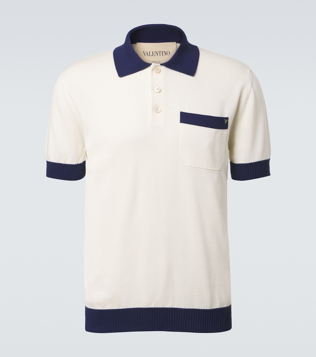VGold cotton polo shirt  | Valentino