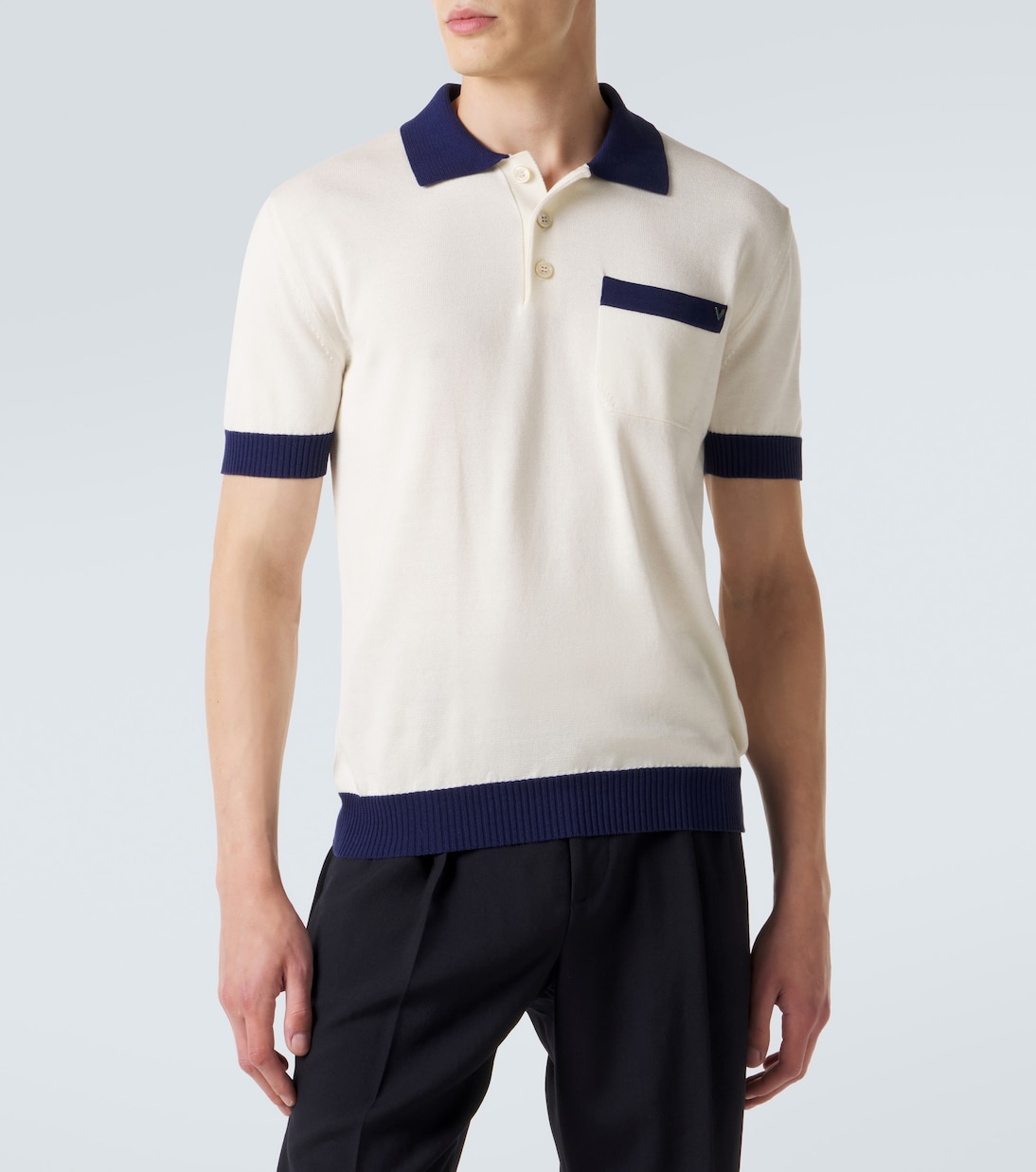 VGold cotton polo shirt  | Valentino