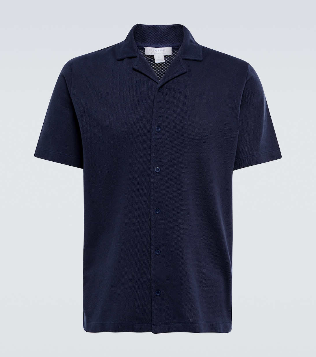 Cotton terry shirt | Sunspel