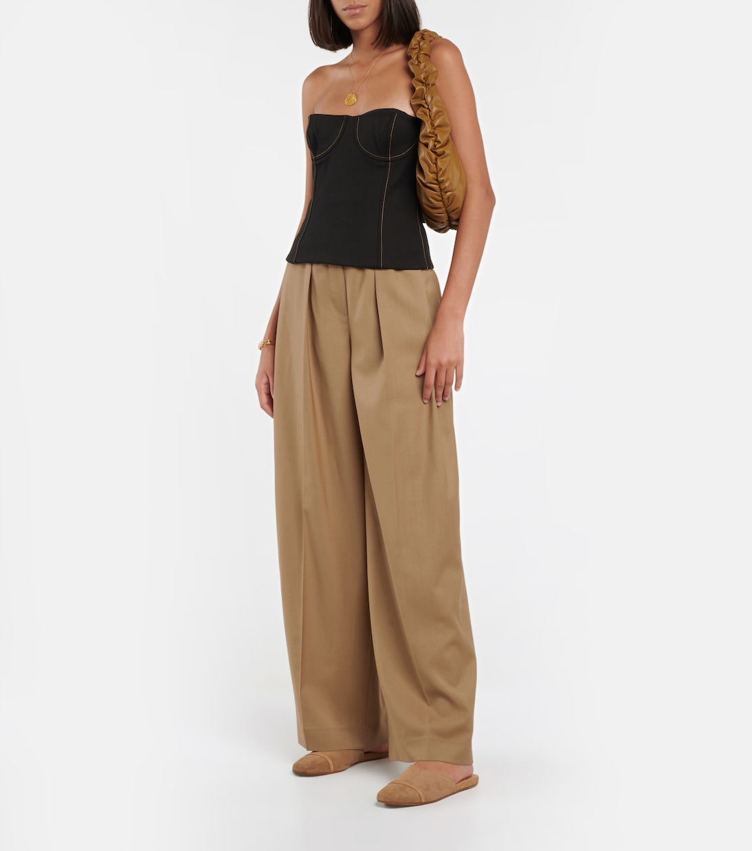 Slippers Rene en daim | Malone Souliers