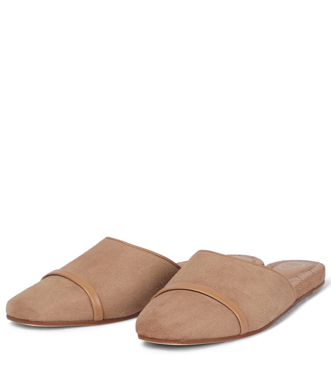 Slippers Rene en daim | Malone Souliers