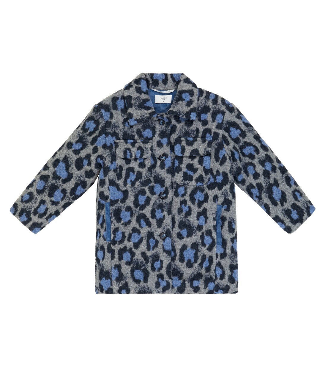 Leopard-print wool and cotton-blend coat | Paade Mode