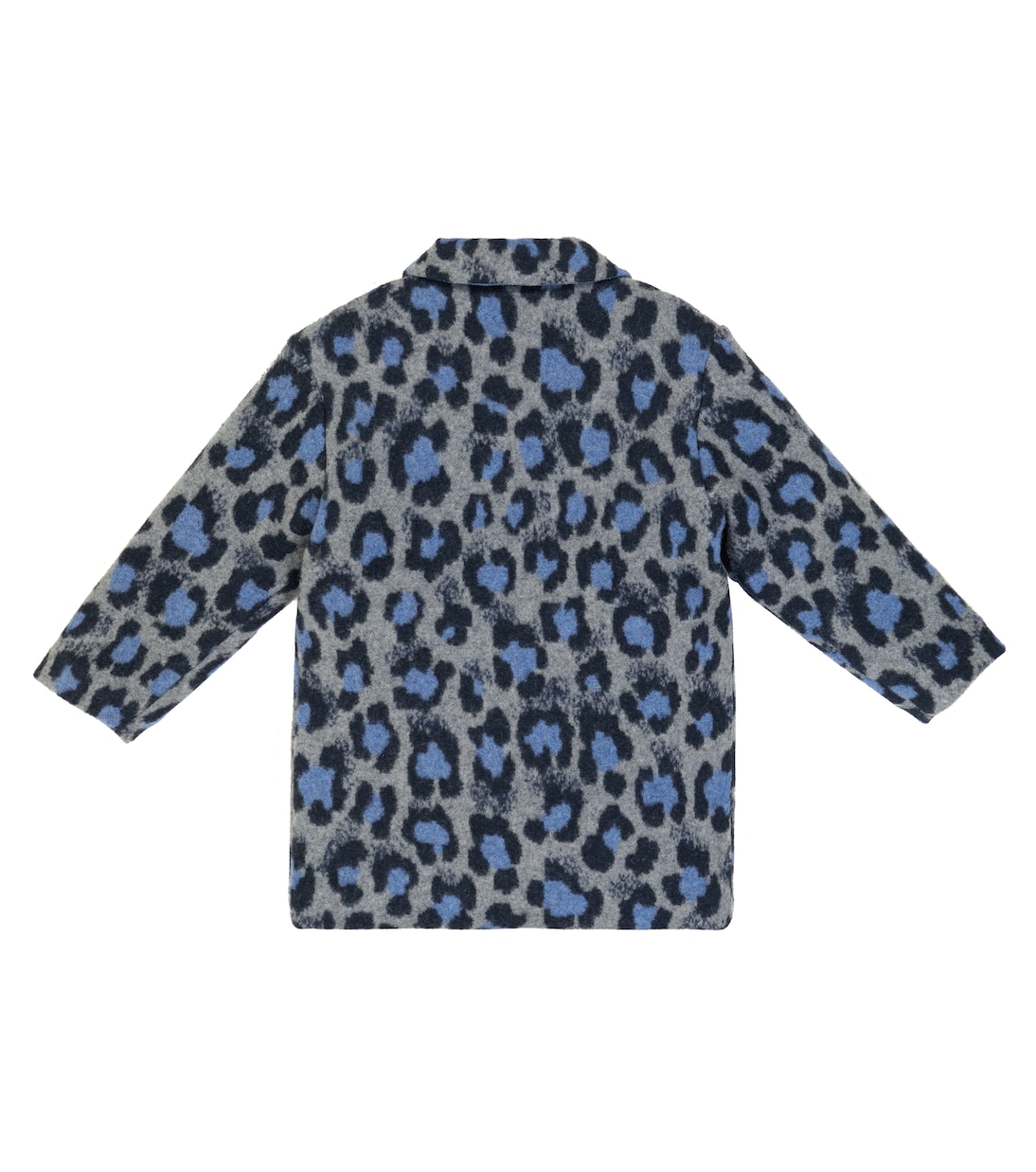 Leopard-print wool and cotton-blend coat | Paade Mode