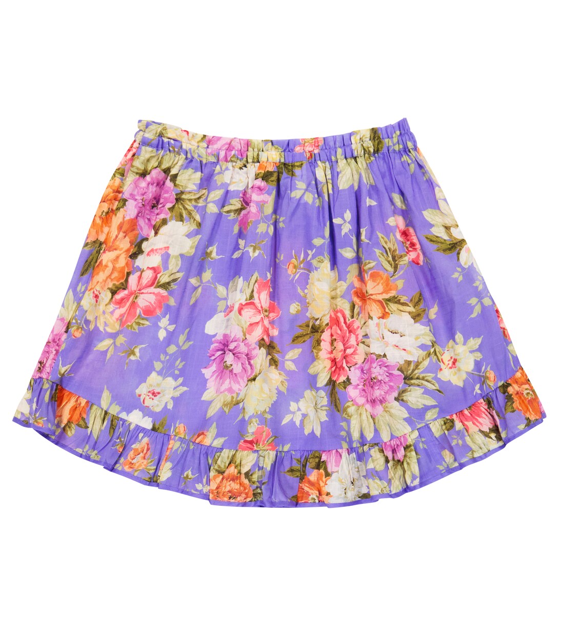 Jupe Pattie en coton à fleurs | Zimmermann Kids