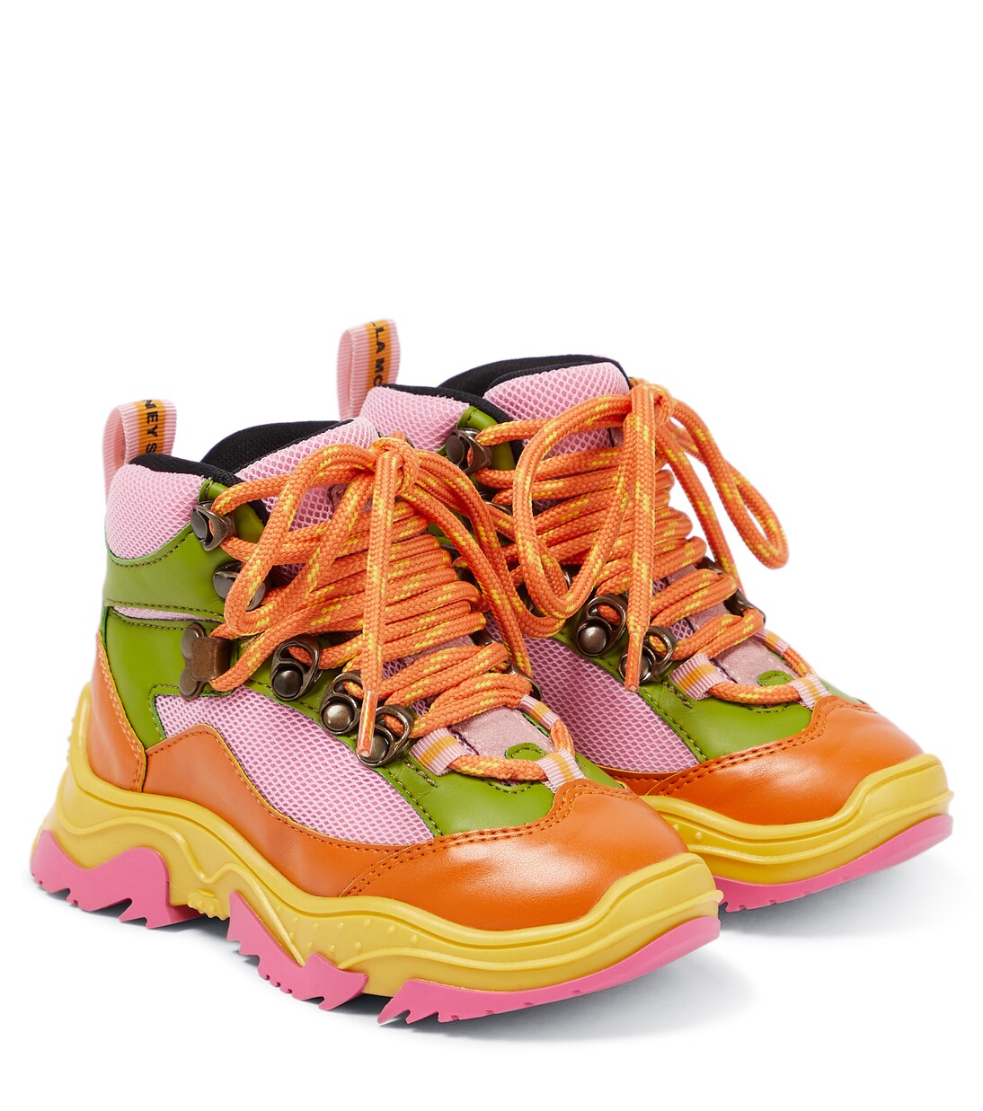 Colorblocked high-top sneakers | Stella McCartney Kids