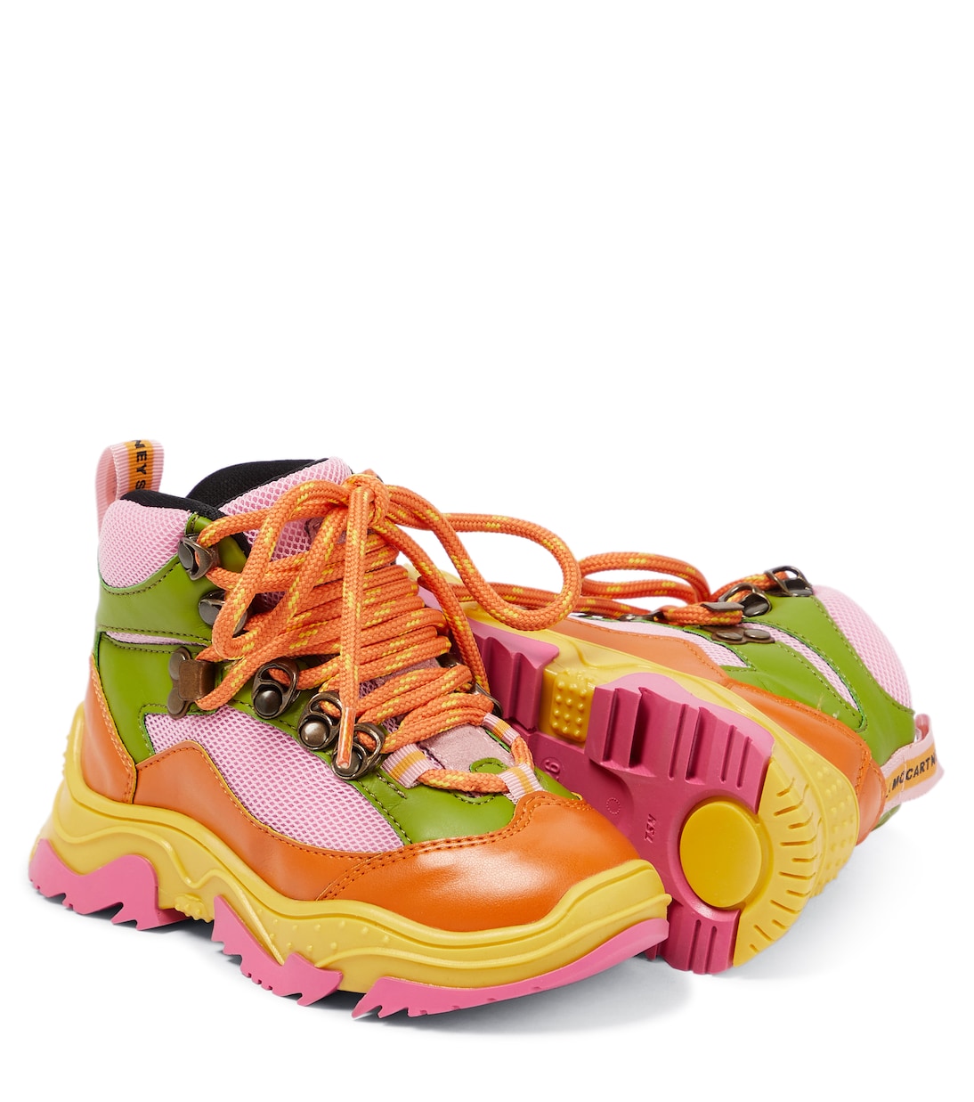 Colorblocked high-top sneakers | Stella McCartney Kids