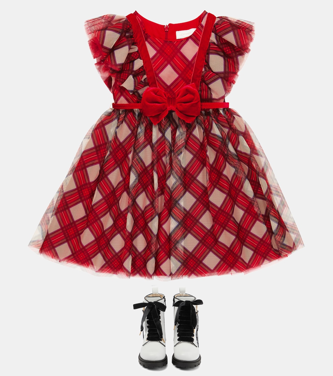 Robe à carreaux | Monnalisa