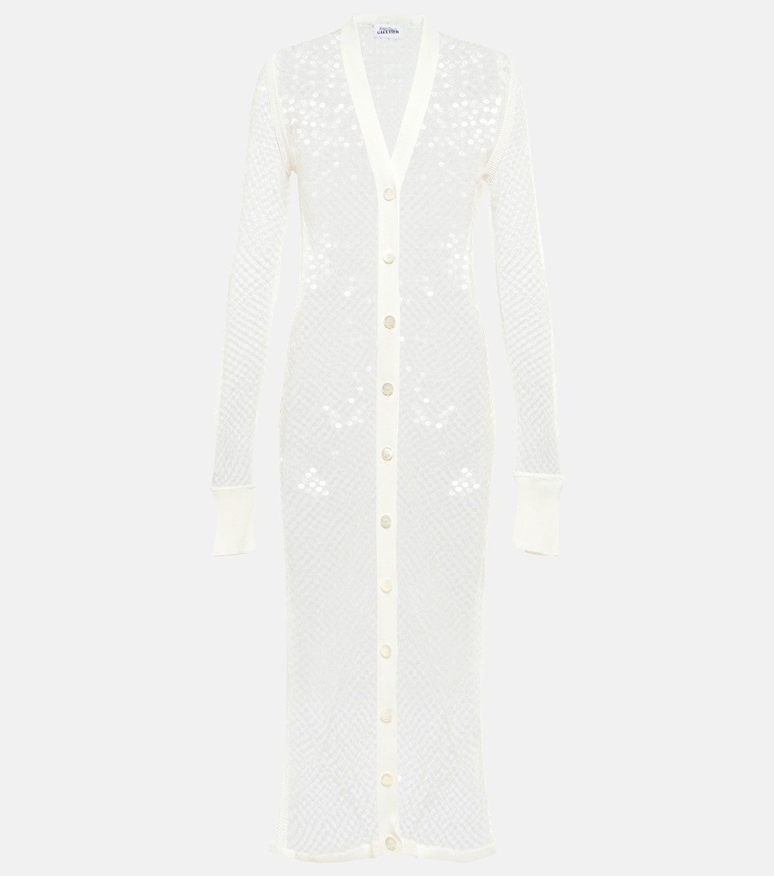 Sequined net midi dress | Jean Paul Gaultier