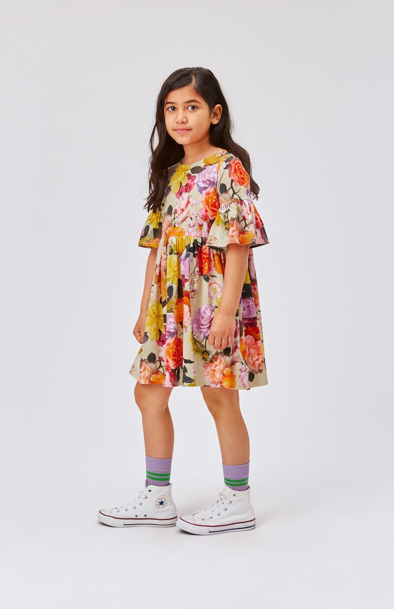 Chasity floral velvet dress | Molo