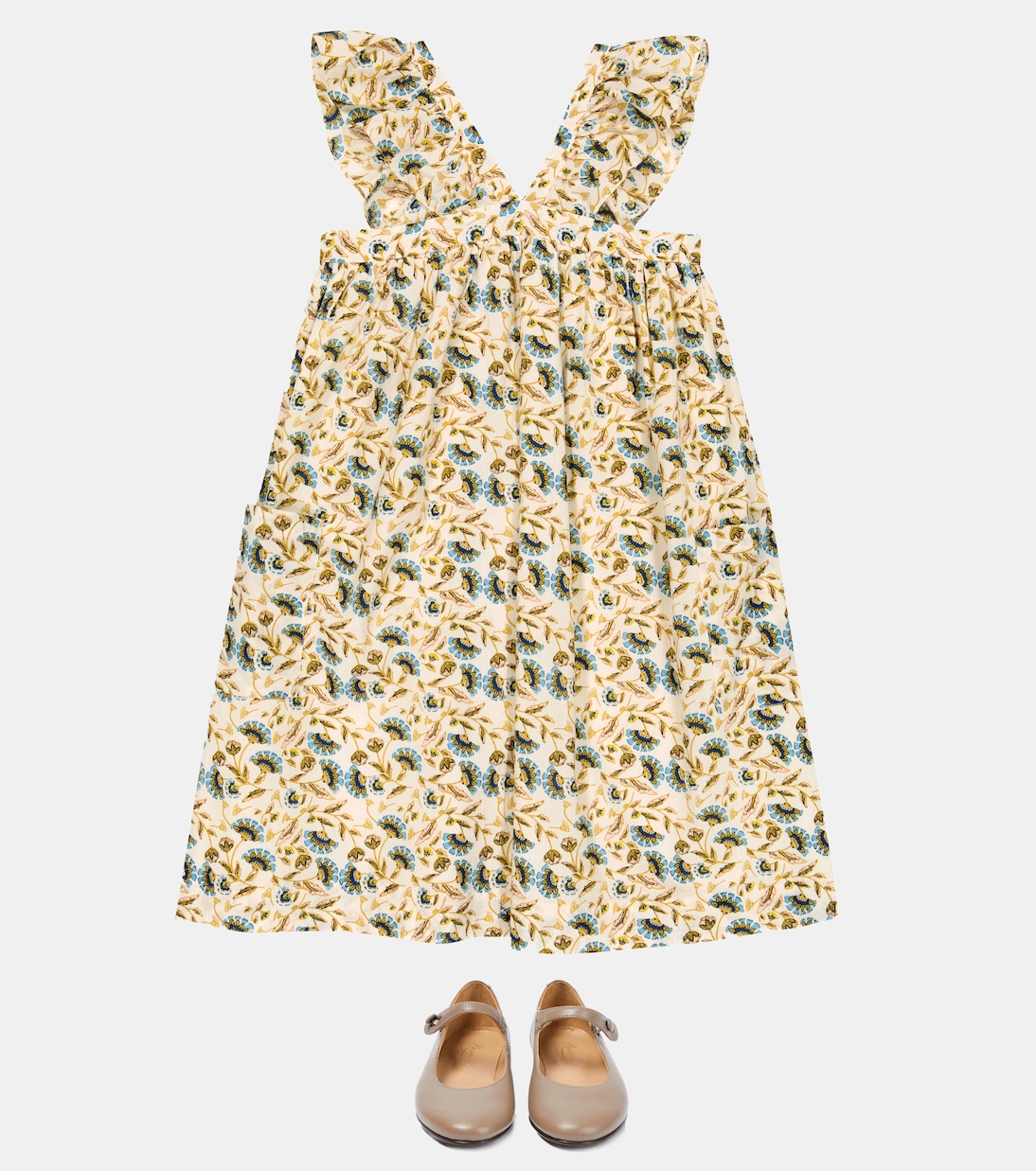 Floral cotton dress | Bonpoint