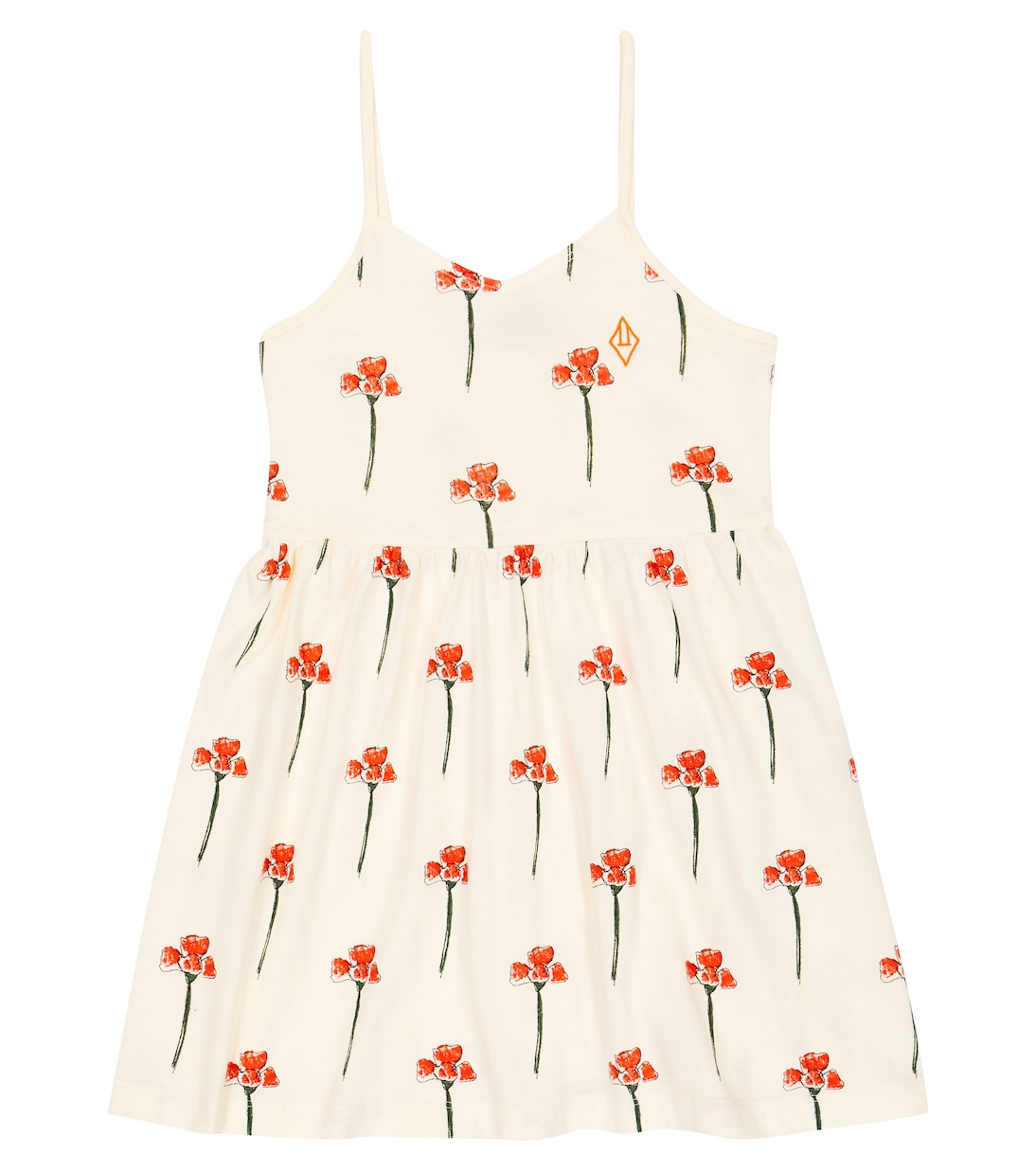 Otter floral cotton dress | The Animals Observatory