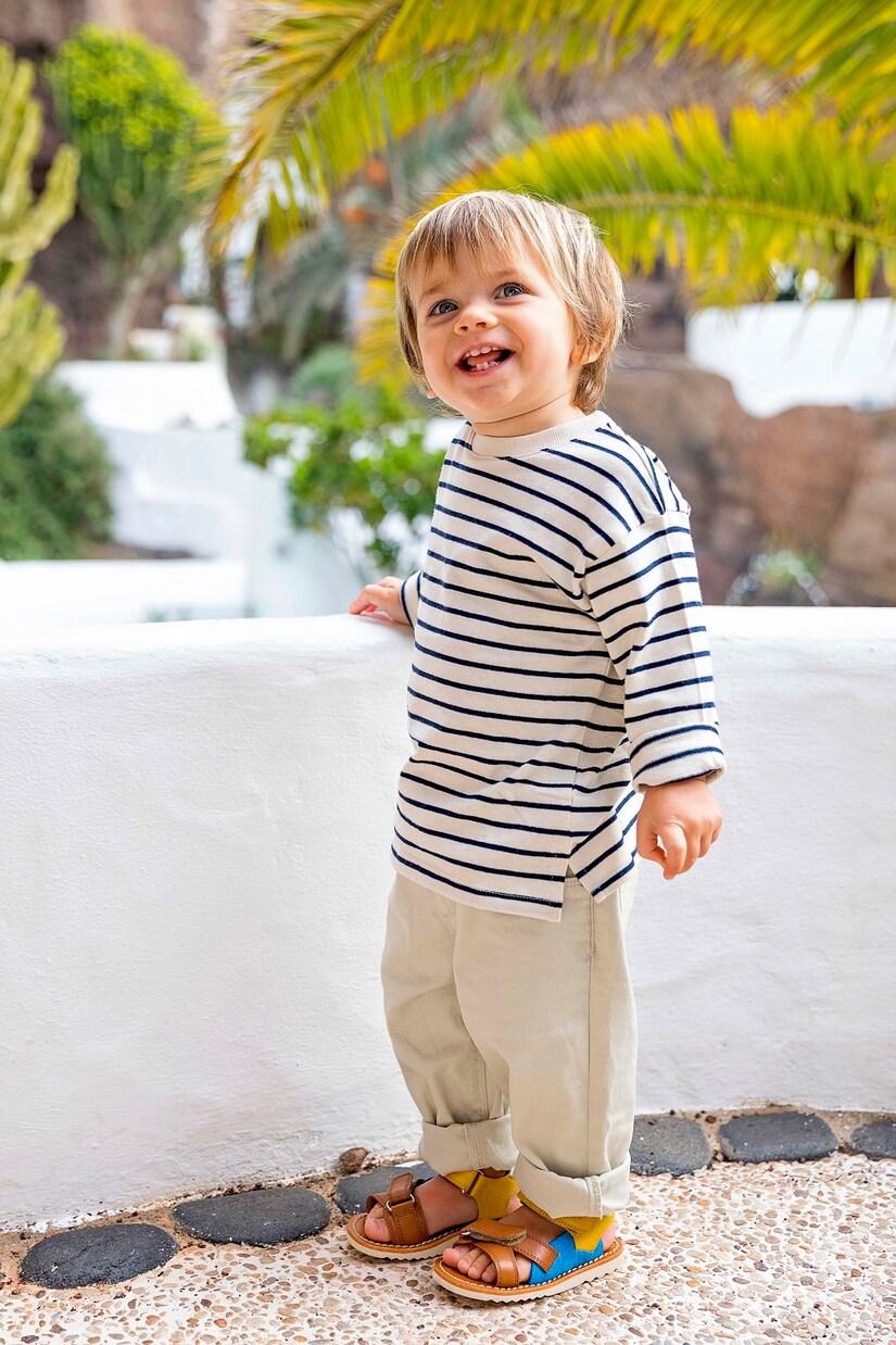 Waff Jimy suede and leather sandals | Pom d'Api