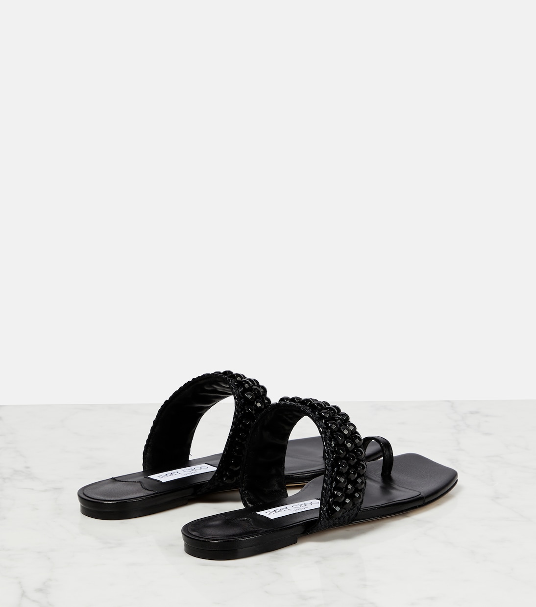 Sandalen Amoure Flat aus Raffiabast | Jimmy Choo