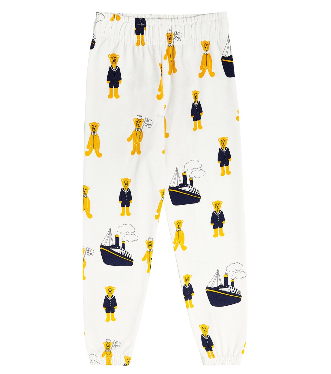 Printed cotton sweatpants | Mini Rodini