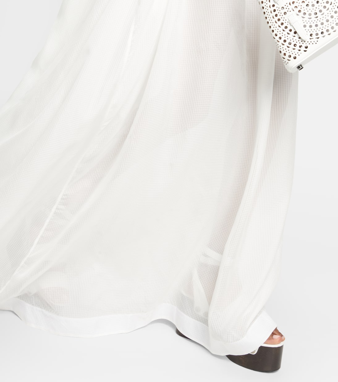 Off-Shoulder-Maxikleid | Alaïa