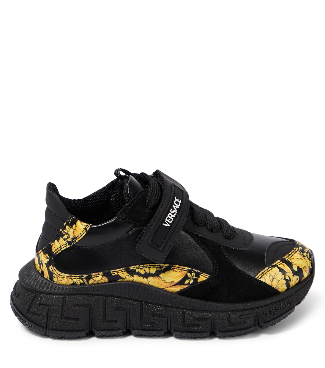 Trigreca leather sneakers | Versace Kids