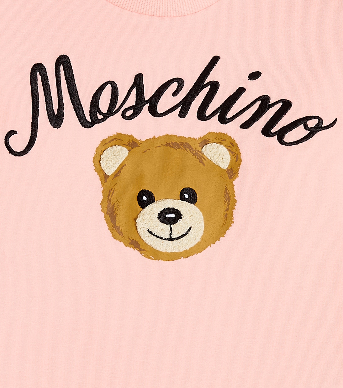 Printed cotton-blend T-shirt | Moschino Kids