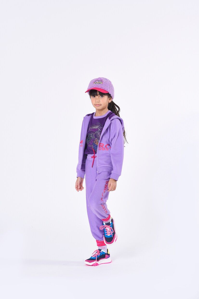 Sweat-shirt à capuche en coton mélangé | Marc Jacobs Kids