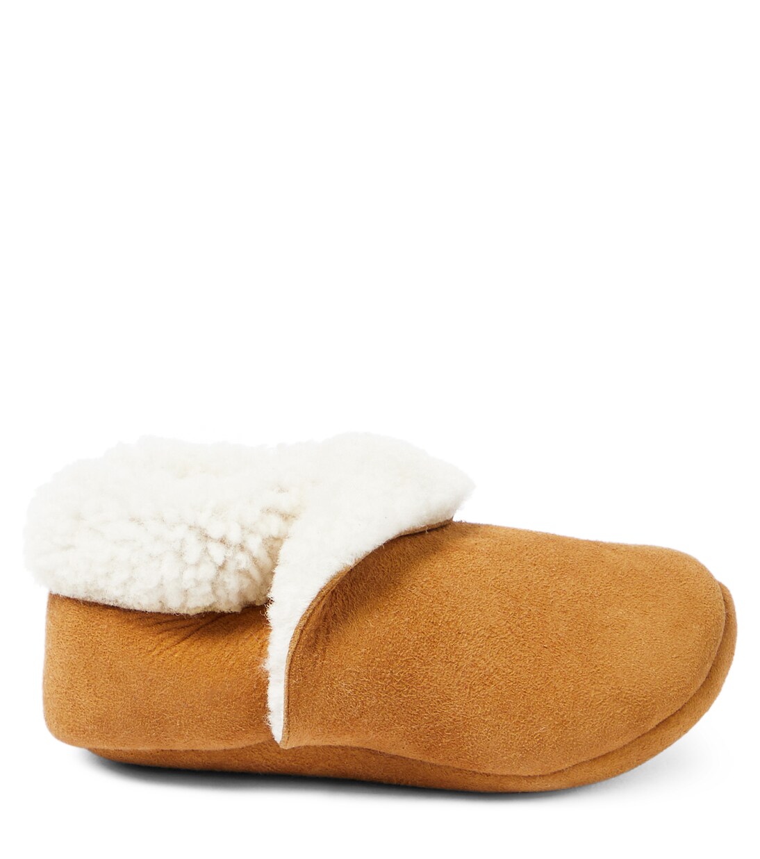 Baby suede shearling bootie | Petit Nord