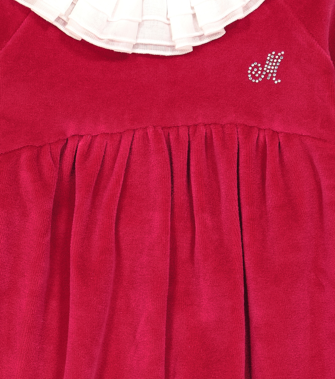 Baby Strampler aus Samt | Monnalisa