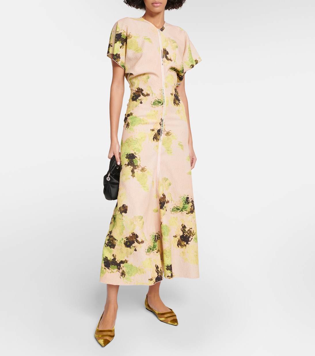 Love velvet-trimmed ballet flats | Jimmy Choo